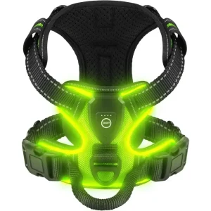 Led luminous Dog Harness /No Pull Outdoor Walking Supplies