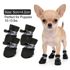 Shoes Waterproof Size 5x4.2cm for Puppies 10-13 lbs New Arrival